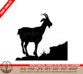 Wandering Goat - Digital Design File in Multiple Formats